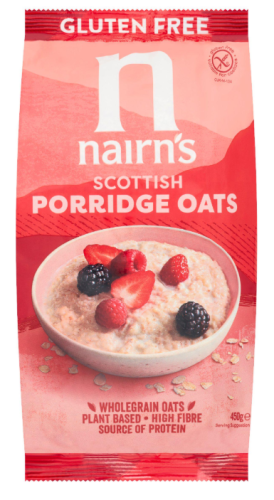 Nairn's Gluten Free Scottish Porridge Oats (GF) (Vegan) 450g x 1