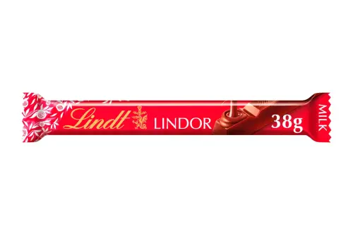 Lindt Lindor Milk Chocolate Bar 38g x 24