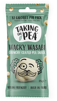 Taking The Pea Wacky Wasabi Pod Pack (Vegan) (GF) 25g x 12