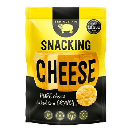 Serious Pig Crunchy Snacking Cheese with Caramlised Onion (GF) (B Corp) 24g x 24