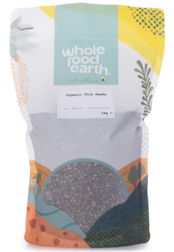 Wholefood Earth Chia Seeds (GF) (Vegan) 1kg