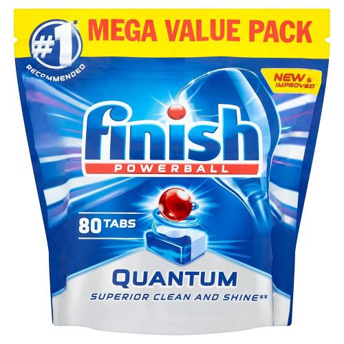 Finish Quantum Dishwasher Tablets Regular Jumbo PK80