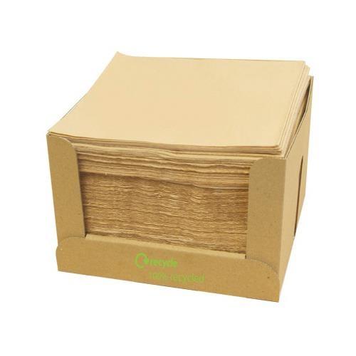 B61.104 - 33cm Kraft Napkins 2ply - Plain 1 x 2000 GH031