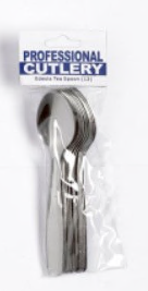 Contract Stainless Steel Cutlery Dessert Spoons x 12