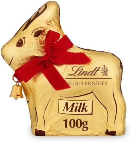 Lindt Chocolate Gold Reindeer 100g x 1
