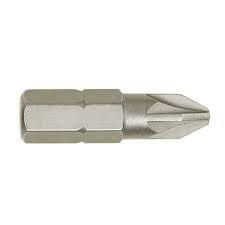 Screw Driver Bits POZI PZ2 25MM Pk10