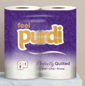 PURDI 3 ply Toilet Roll ( Pack 40)