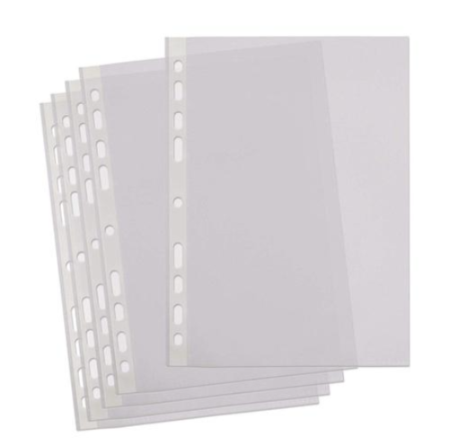 Punched Pockets Polypropylene A4 Orange Peel