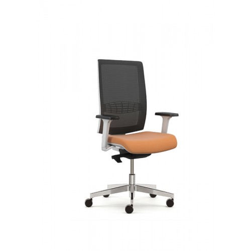 Kind Operators Chair White and Orange