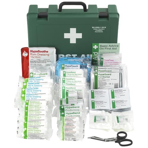 British Standard Large Workplace First Aid Kit in Plastic Case