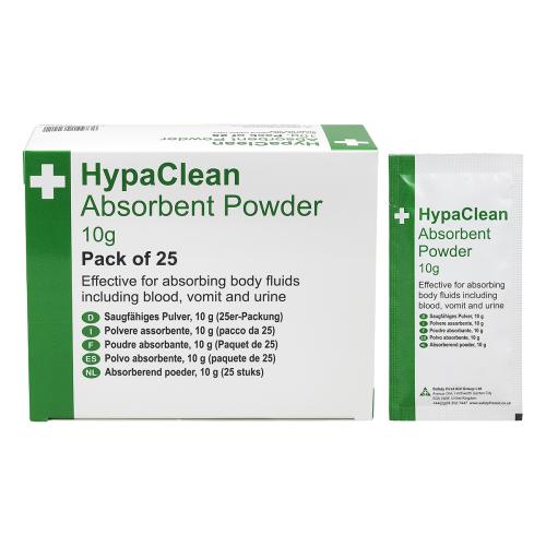 HypaClean Absorbent Powder 10g Sachets (Pack of 25)