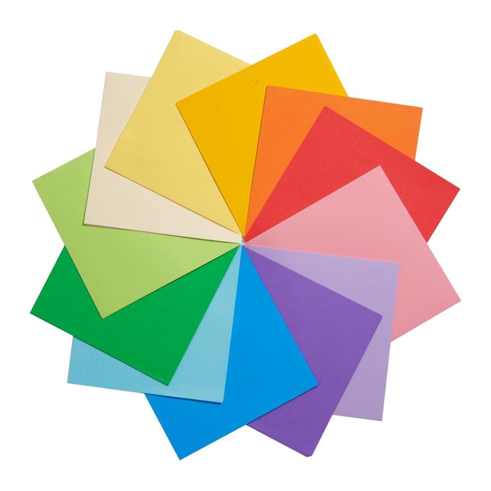 Coloured Origami Sheets