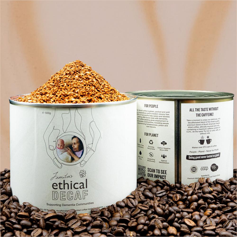 Jamila’s Ethical Decaf Coffee, 500g