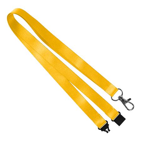 15mm Lanyards (Pack of 100) - in Yellow