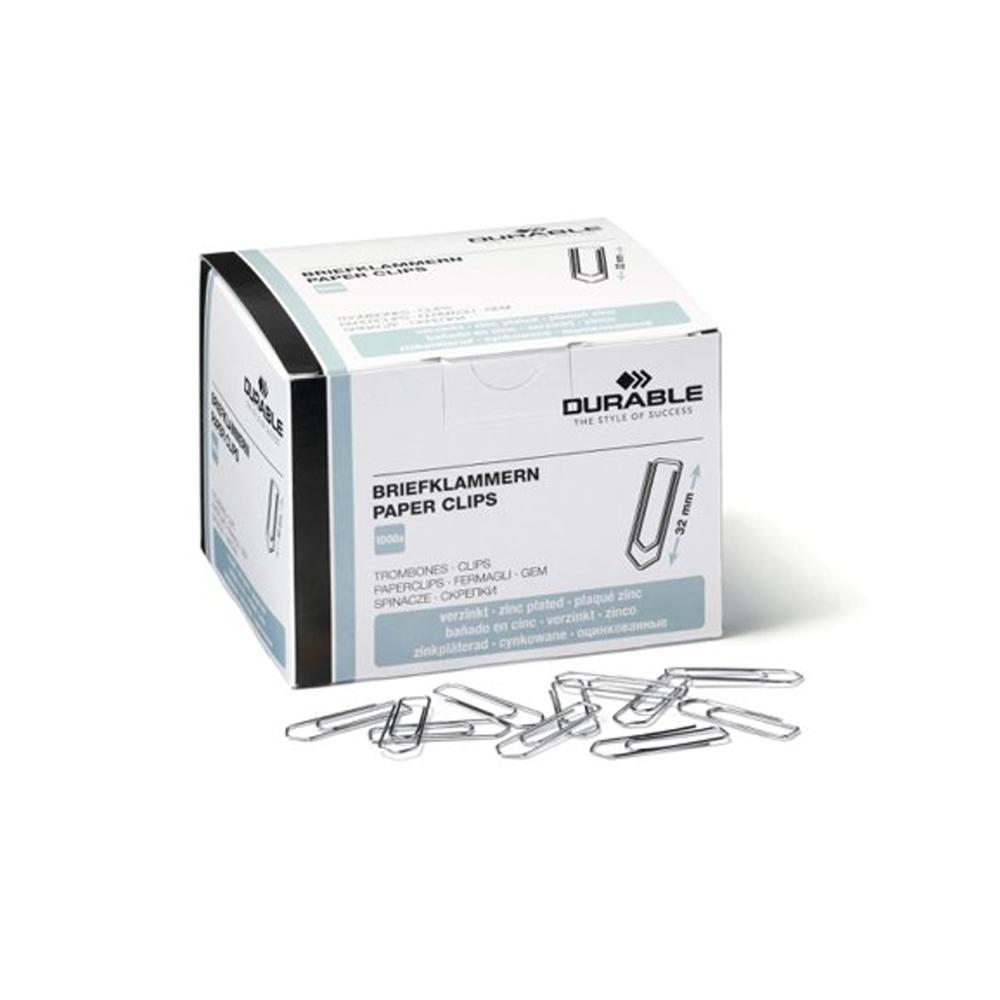Paper Clips 32mm Silver (Pack of 1000)