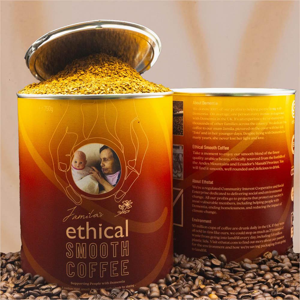 Jamila's Ethical Smooth Coffee, 750g