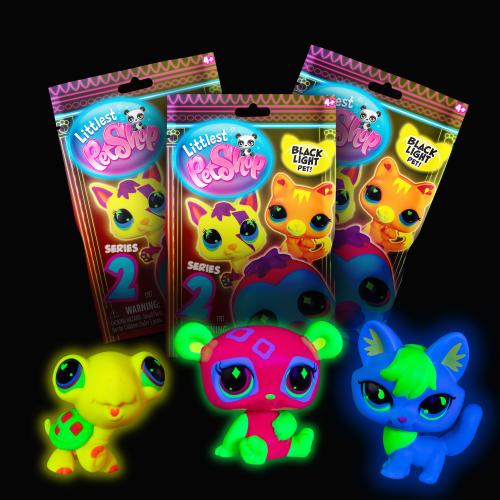 Littlest Pet Shop Black Light Pets Series 2