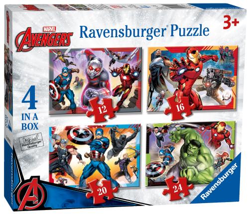 Ravensburger Marvel Avengers Heroes 4-in-1 Jigsaw Puzzles
