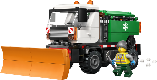 LEGO City Snowplow Truck Toy Vehicle with Minifigure 60490