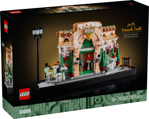 LEGO® Icons French Café Paris Bookshelf Decor 10362