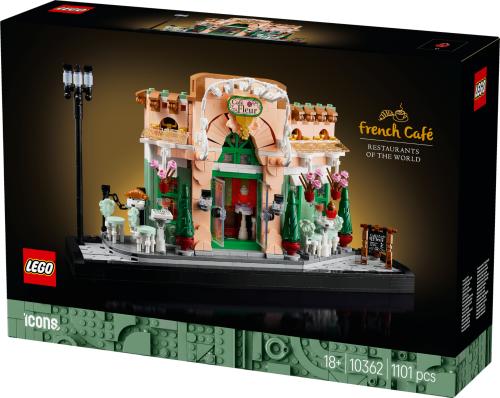 LEGO Icons French Café Paris Bookshelf Decor 10362