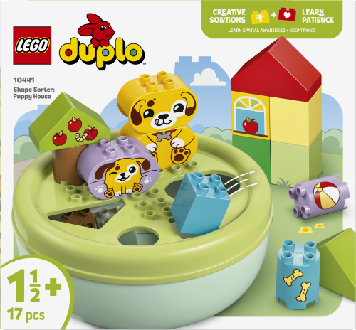 LEGO DUPLO My First Shape Sorter: Puppy House Toddler Learning Toy 10441 - Lego - Fagan Toys