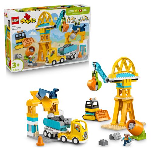 LEGO DUPLO Town 3 in 1 Construction Site and Vehicles 10476