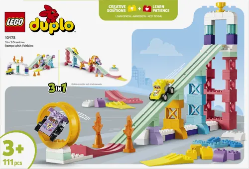 LEGO® DUPLO® Town 3 in 1 Creative Ramps with Vehicles 10478 -  - Fagan Toys