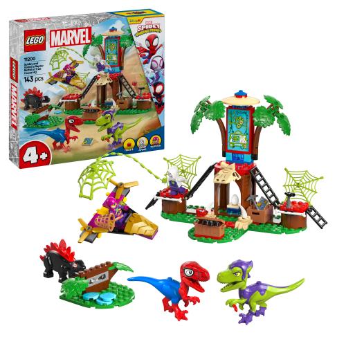 LEGO Marvel Spidey And His Amazing Friends Spidey and Gobby’s Raptor Battle at Tree House HQ 11200
