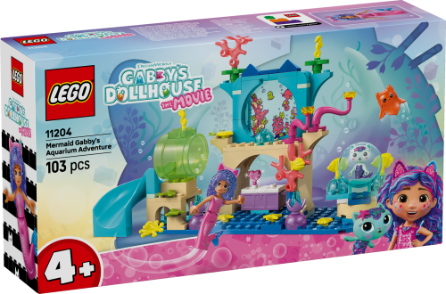 LEGO  Gabby’s Dollhouse Mermaid Gabby’s Aquarium Adventure Animal Toy 11204