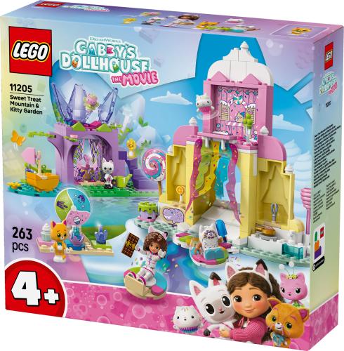 LEGO  Gabby’s Dollhouse Sweet Treat Mountain & Kitty Garden Pretend Play 11205