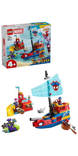 LEGO Marvel Spidey And His Amazing Friends Team Spidey Pirate Ship 11208