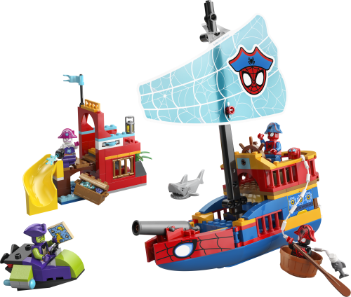 LEGO Marvel Spidey And His Amazing Friends Team Spidey Pirate Ship 11208