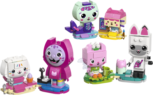 LEGO Gabby\u2019s Dollhouse Gabby\u2019s Brick-Built Cat Friends 11215 | Build & Play with 6 Characters