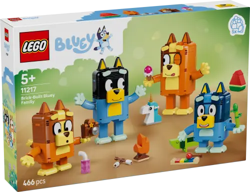 LEGO® Bluey Brick-Built Bluey Family Toy Figures Set 11217 -  - Fagan Toys