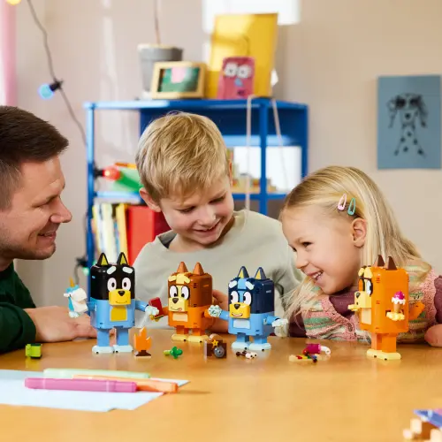 LEGO® Bluey Brick-Built Bluey Family Toy Figures Set 11217 -  - Fagan Toys