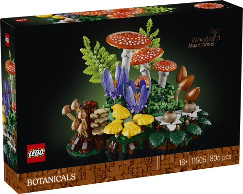 LEGO Botanicals Woodland Mushrooms - 11505 -  - Fagan Toys