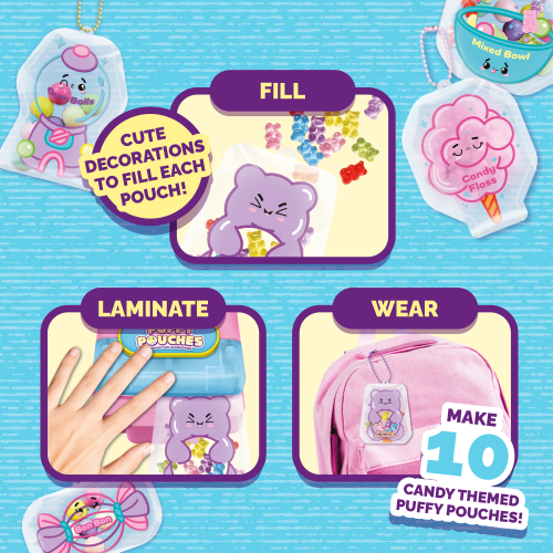 Puffy Pouches Squishy Craft Set Candy Store -  - Fagan Toys