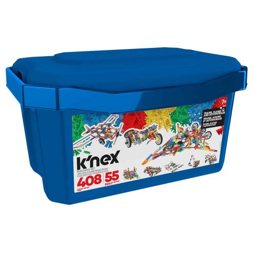 K'NEX 408 PC Trains Planes and Automobiles