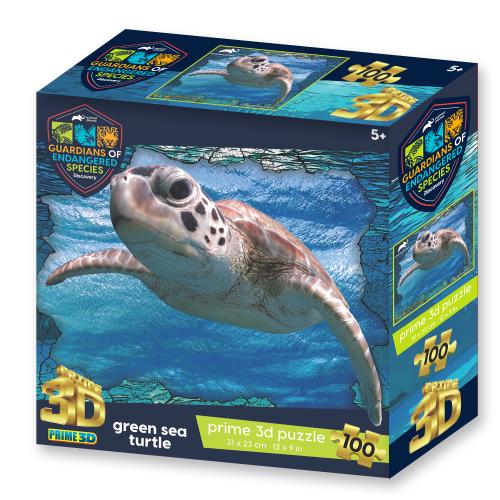 Animal Planet Green Sea Turtle 100pc Kids Puzzle