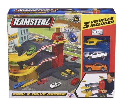 Teamsterz Park & Drive Garage Playset