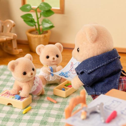 Sylvanian Families Biscuit Bear Twins Set - Toymaster - Fagan Toys