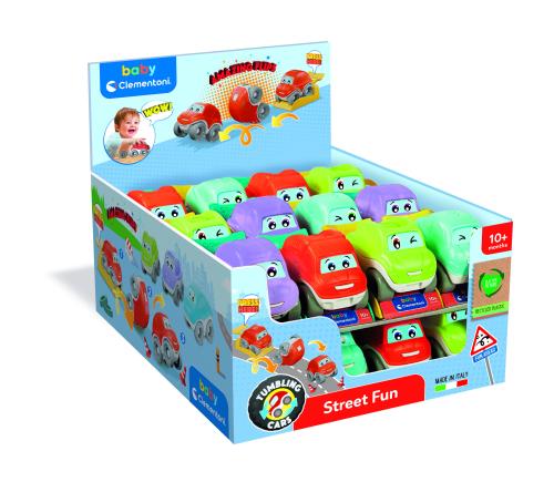 Baby Clementoni Fun Tumbling Eco Cars -  - Fagan Toys