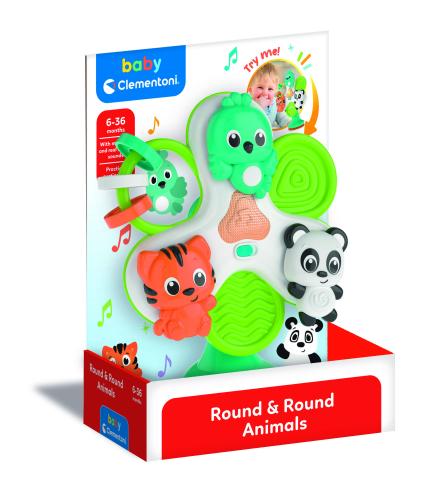 Clemmy Round & Round Animals