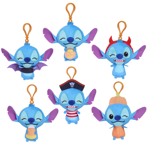 Disney Stitch Halloween Clip-On Capsule Plush