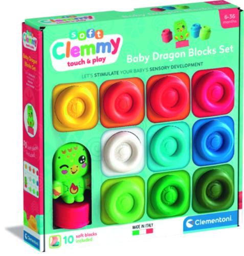 Baby Clementoni Baby Dragon Blocks Set
