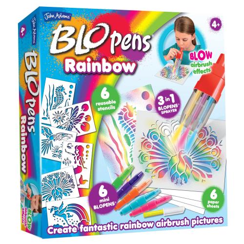 BLOPENS Rainbow Airbrush Set