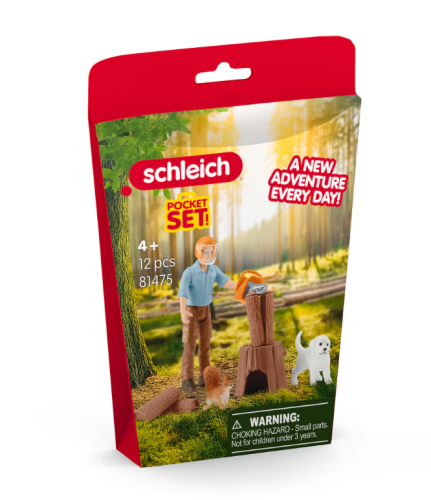 Schleich Wild Life Forester Adventure Pocket Set 81475
