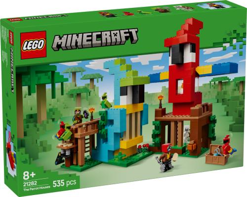 LEGO Minecraft The Parrot Houses, Buildable Video-Game Set 21282