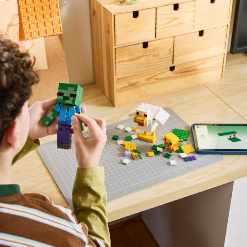 LEGO® Minecraft® Chicken Jockey Building Toy Decor 21582 -  - Fagan Toys